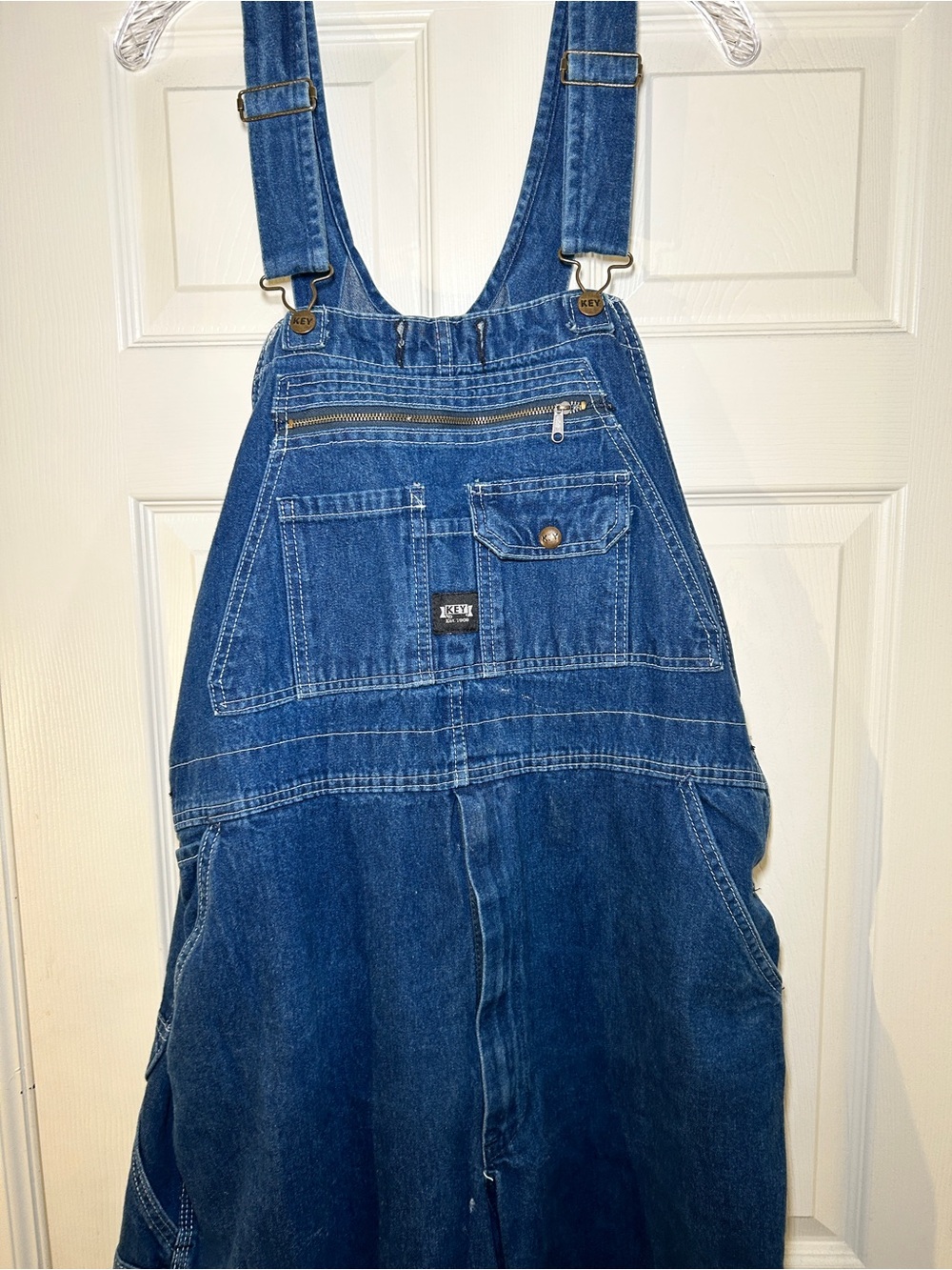 Unisex Blue Denim Overalls